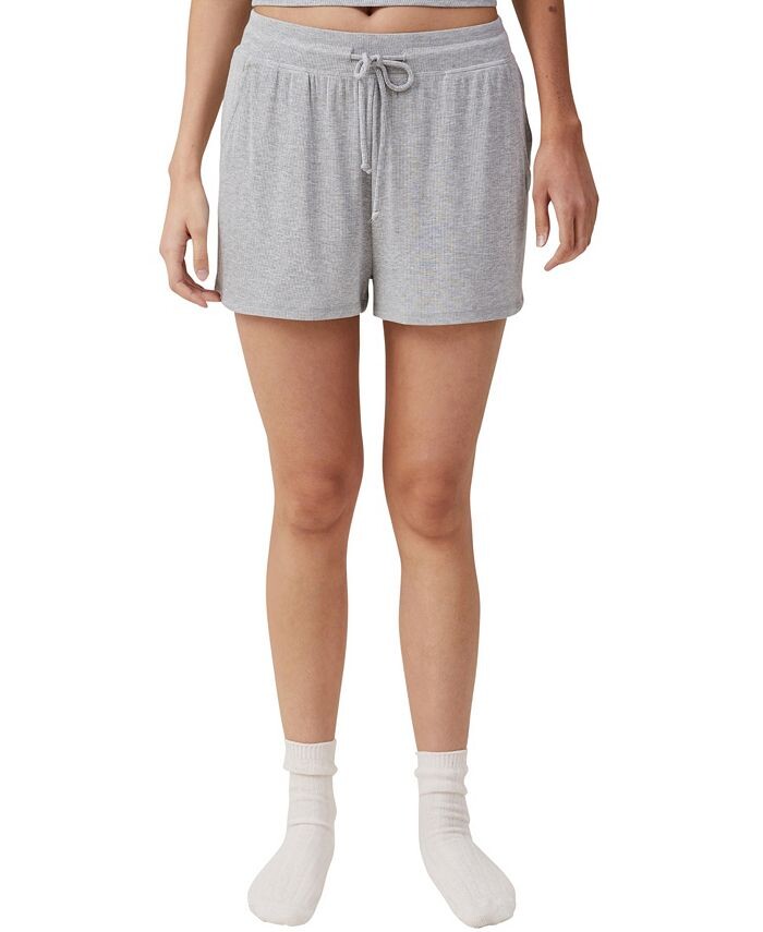 

Женские свободные шорты для восстановления сна COTTON ON, серый