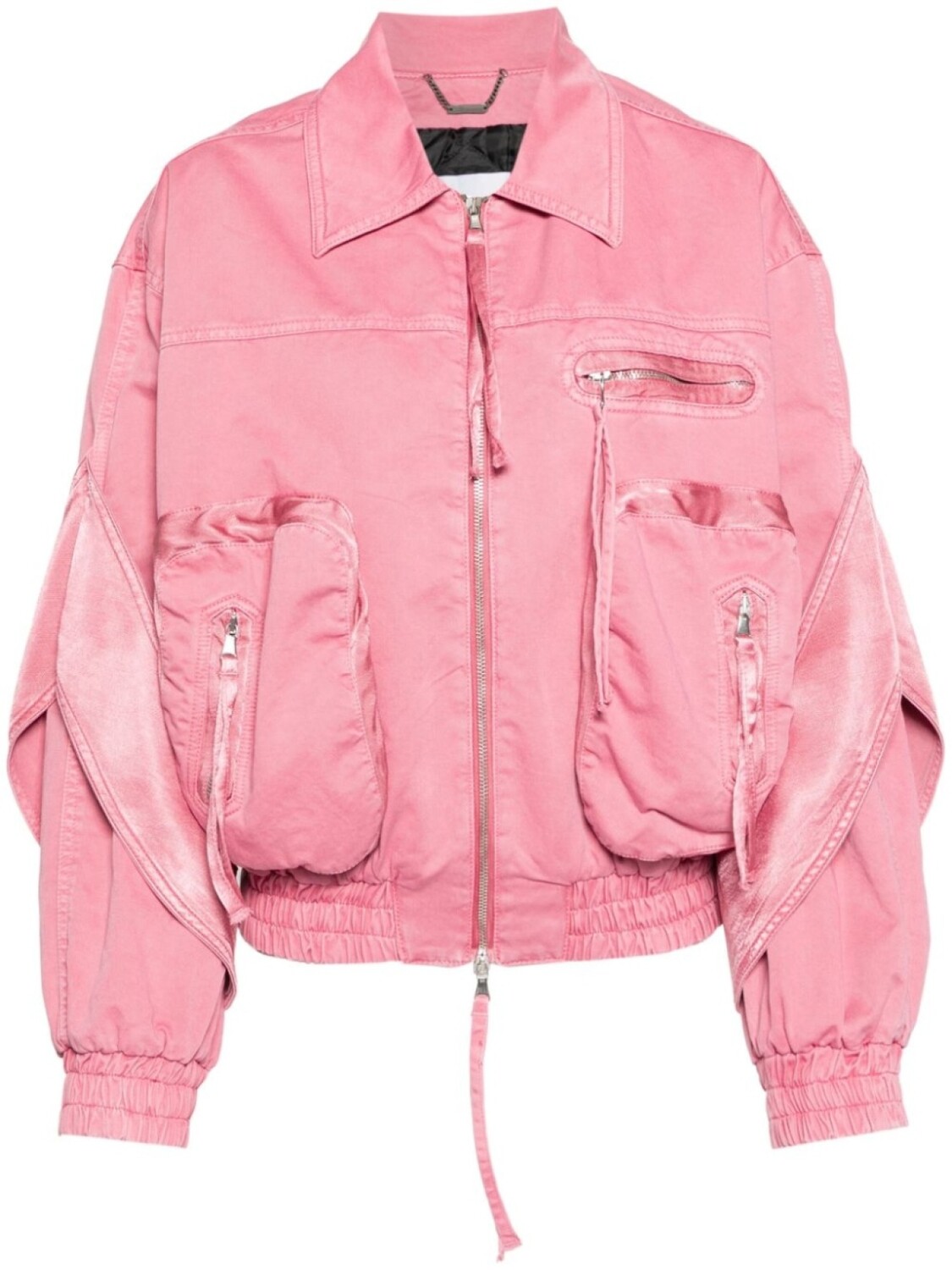 

Blumarine босбер с атласными вставками, розовый