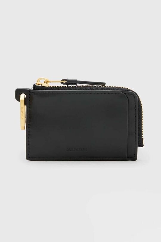 

Кожаный кошелек Remy AllSaints, черный