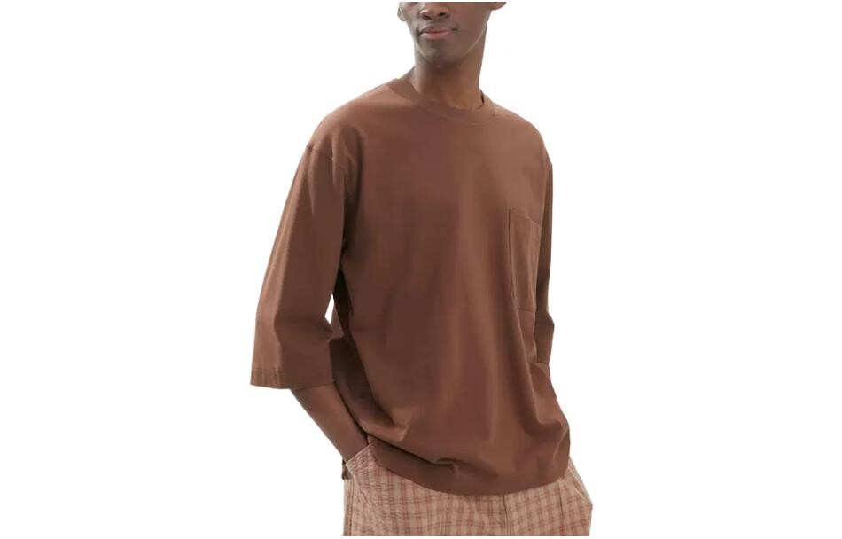 

UNIQLO Футболка унисекс, цвет Beige