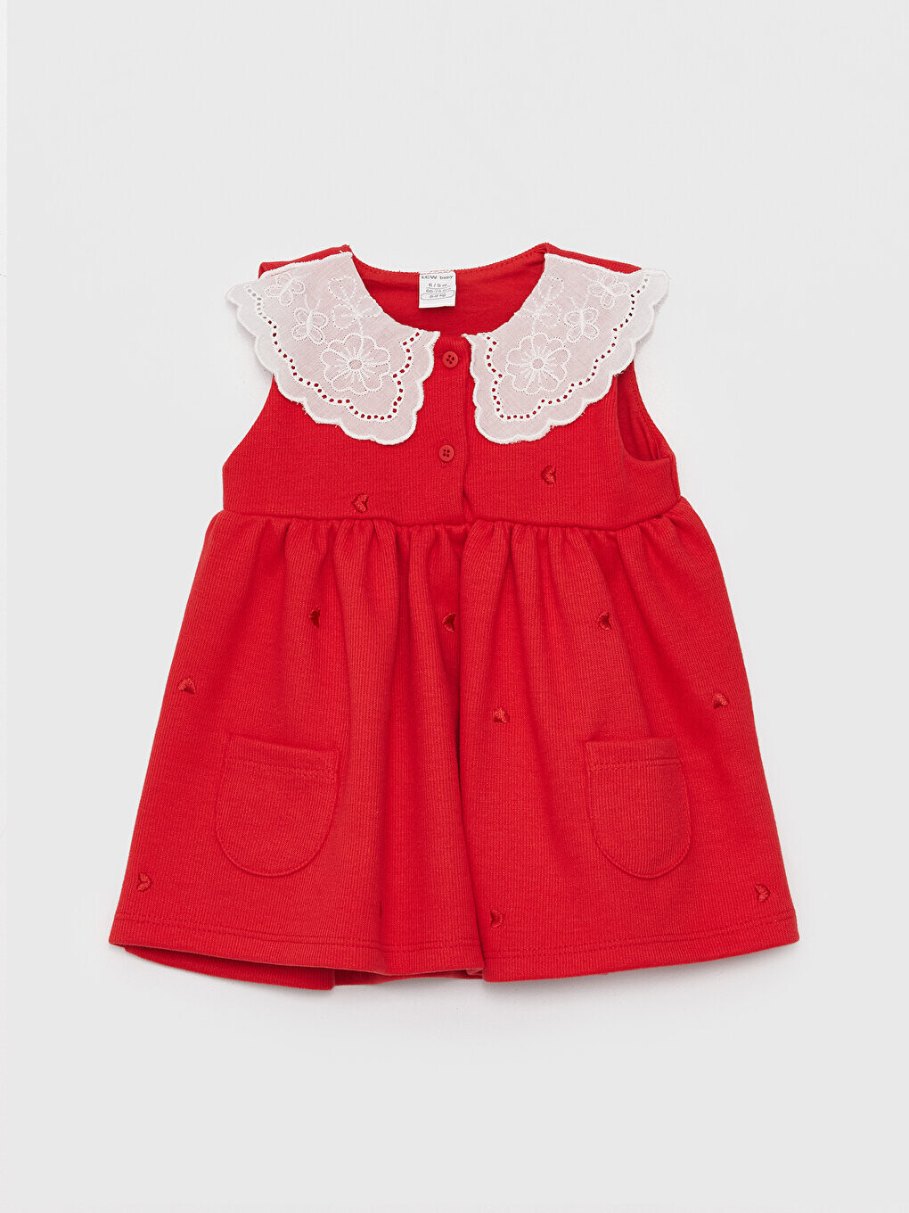 

Платье для маленьких девочек с вышивкой на воротнике Bebe LCW baby