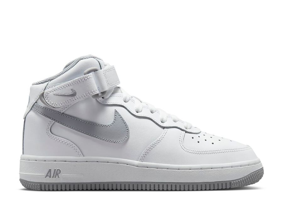 

Кроссовки Nike Air Force 1 Mid Le Gs 'White Wolf Grey', белый