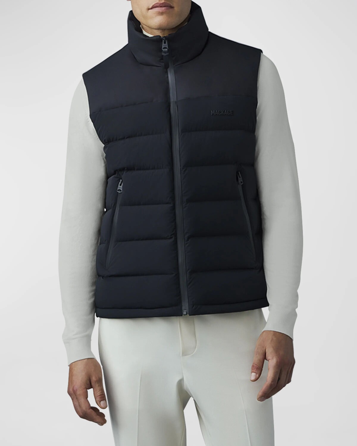 

Мужской стеганый пуховый жилет Bobbie City Mackage, цвет Black