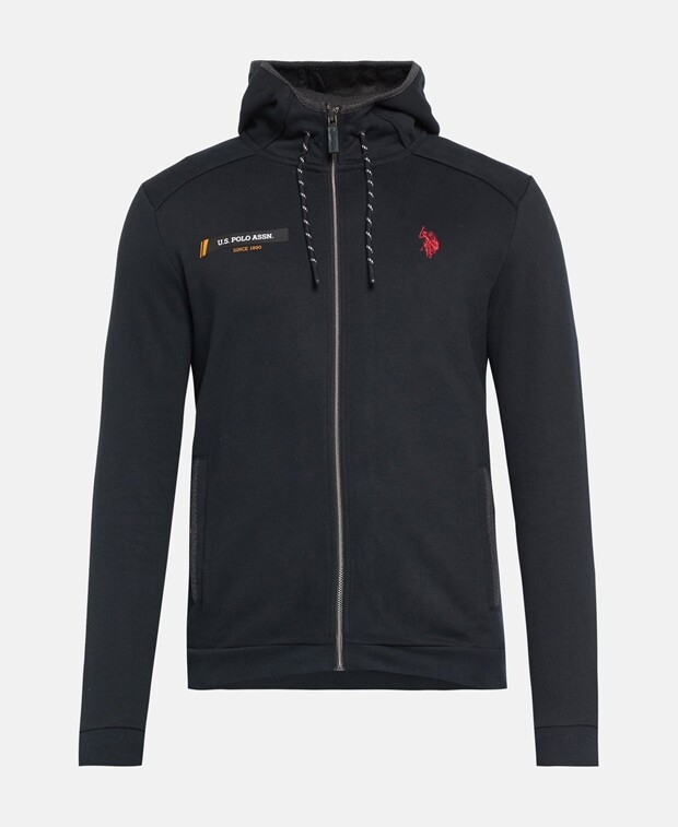 

Толстовка с капюшоном U.S. Polo Assn., черный