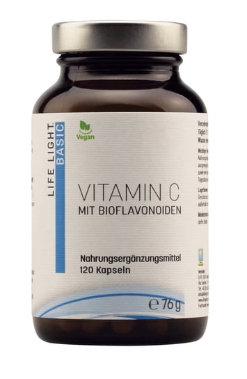 Life Light, Витамин С с биофлавоноидами, 120 капсул витамин с swanson с биофлавоноидами 90 капсул