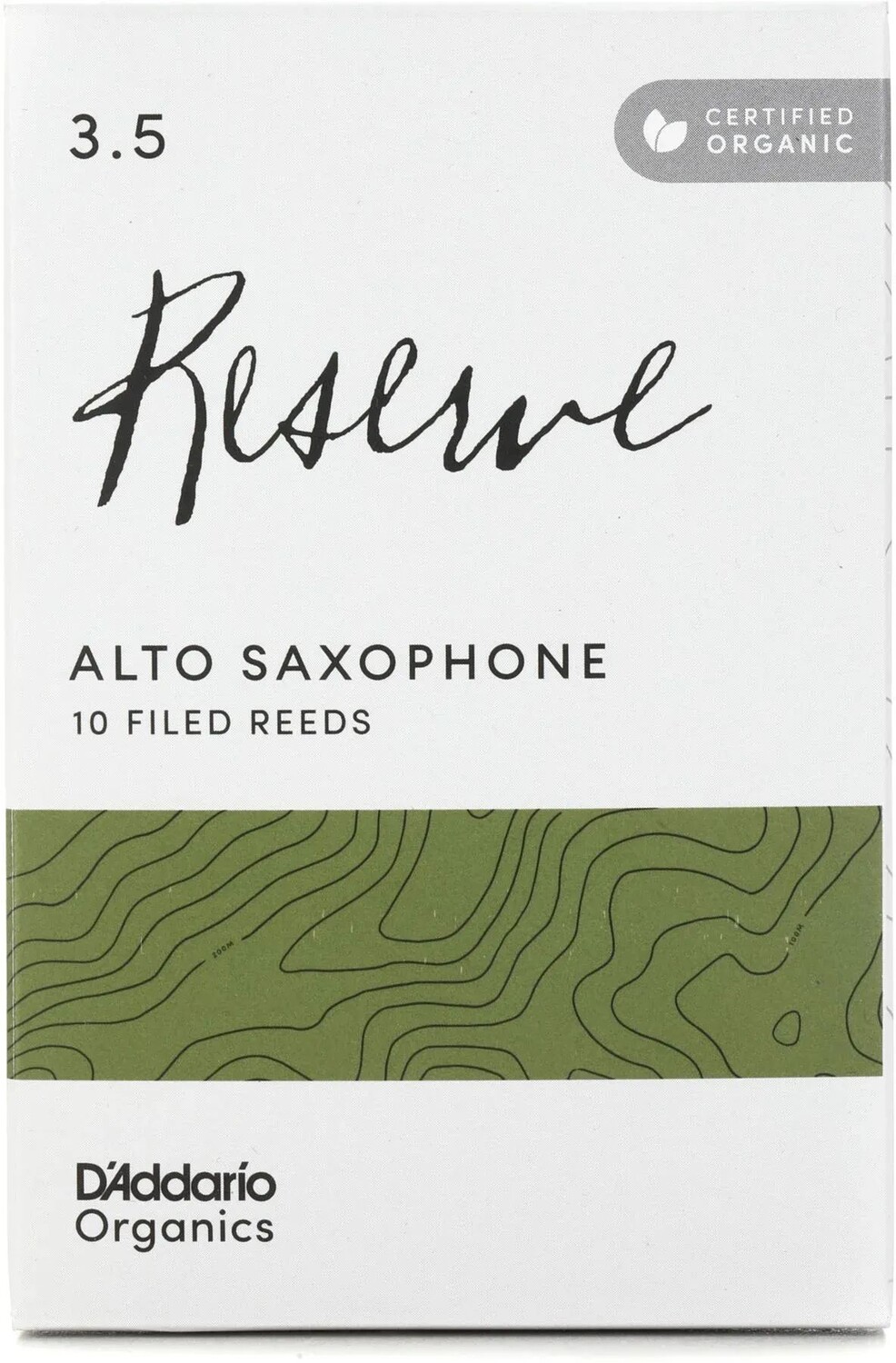 

Трости для альт-саксофона D'Addario Organics Reserve — 3,5 (10 шт.)