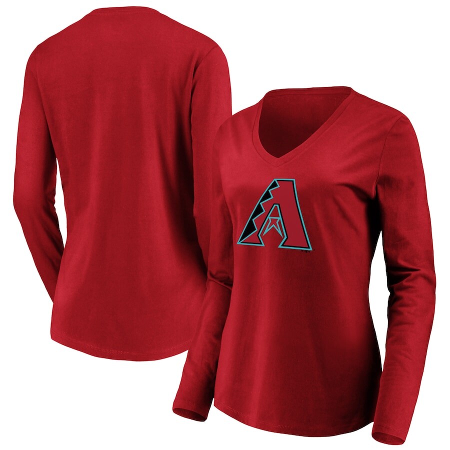 

Футболка с длинным рукавом Fanatics Branded Arizona Diamondbacks, красный