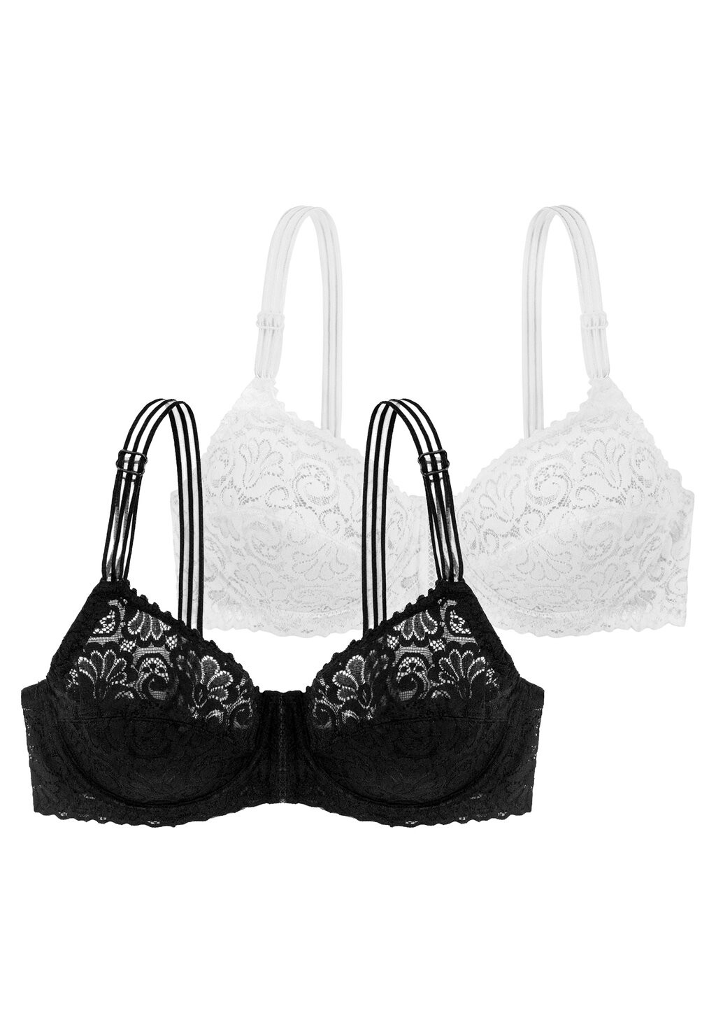 

Бюстгальтер на косточках JACQUELINE 2 PACK DORINA, черный