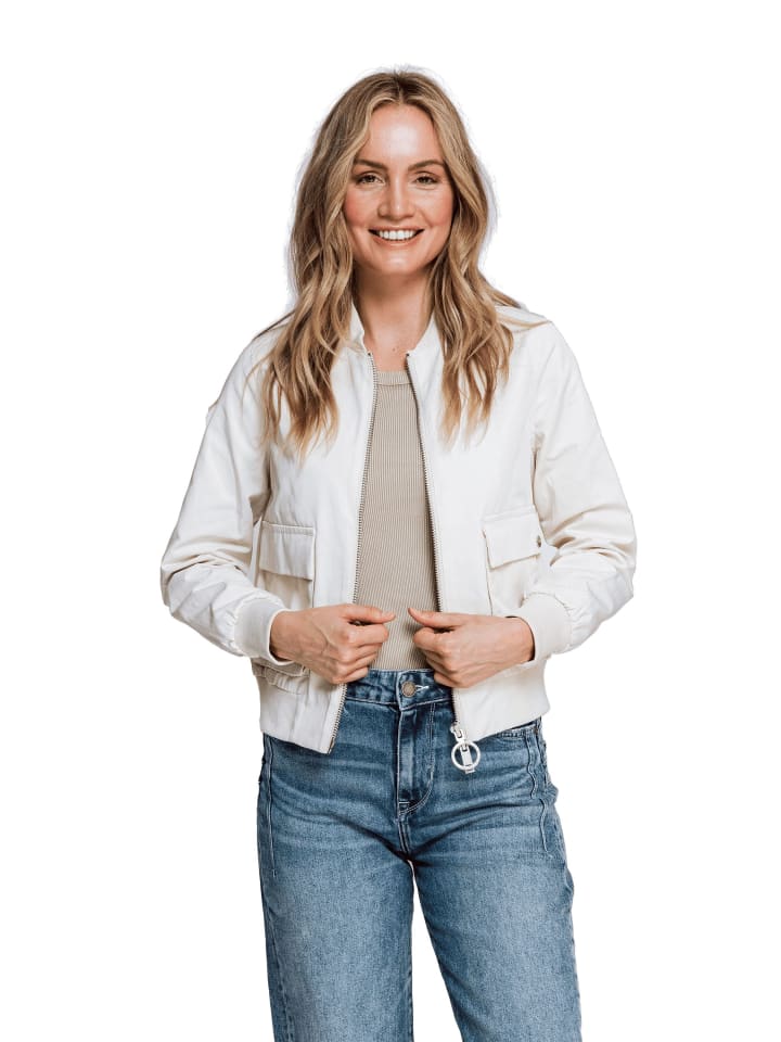 

Блейзер ZHRILL Damen Blouson JULIE, цвет altweiß