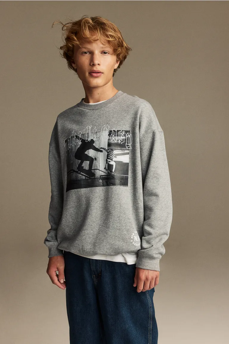 

Толстовка H&M, серый