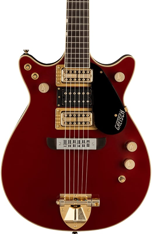 Электрогитара Gretsch G6131-MY-RB Limited Edition Malcolm Young Signature Jet Vintage Firebird Red w/case