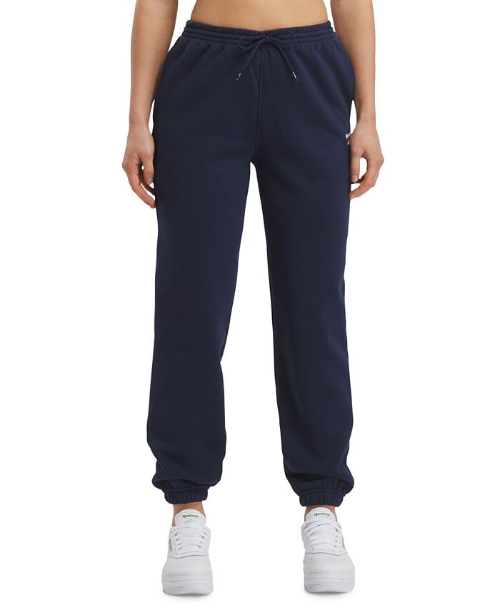 

Женские флисовые брюки-джоггеры Reebok, цвет Vector Navy