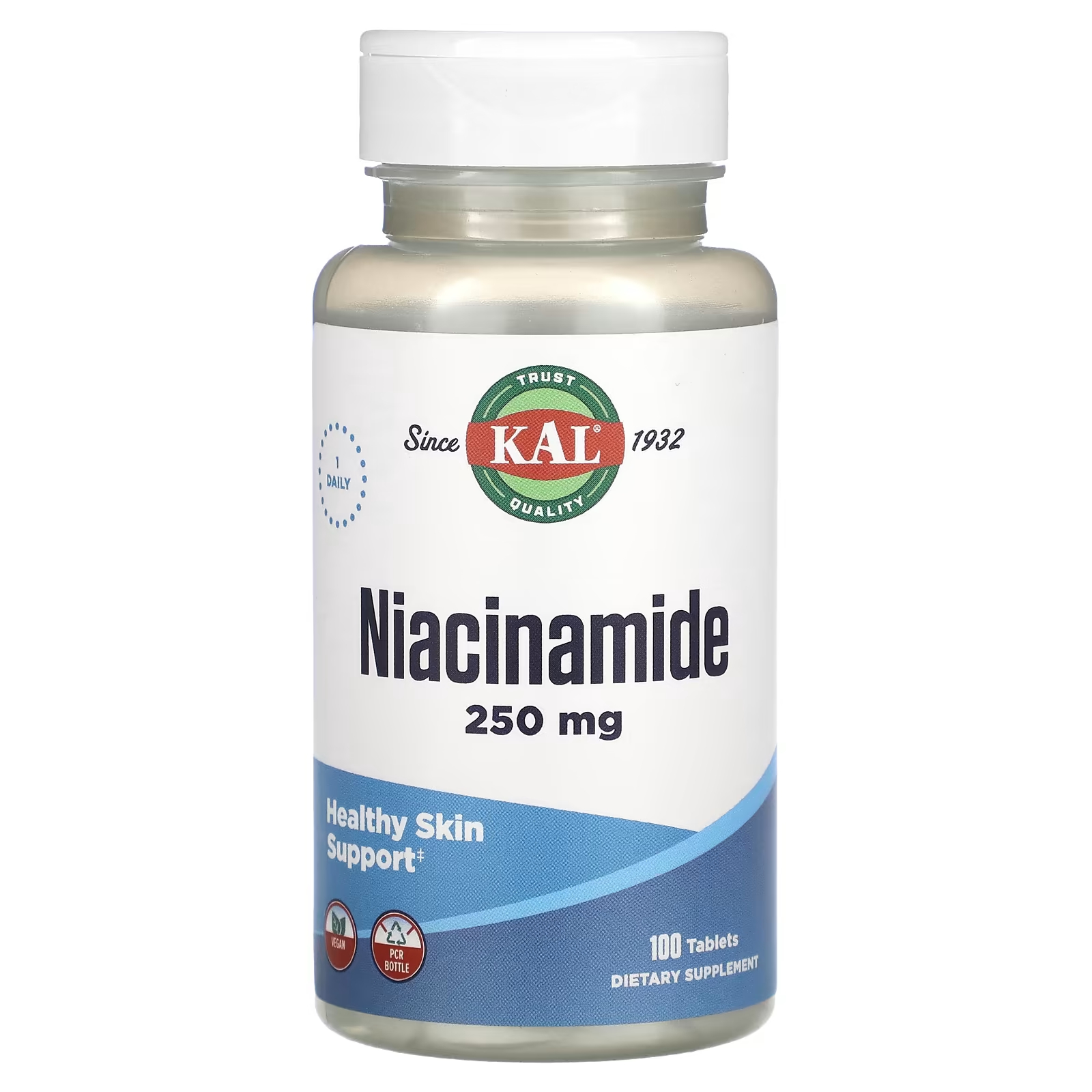 Биологически активная добавка KAL ниацинамид 250 мг., 100 таблеток kal ниацин 250 мг 100 таблеток