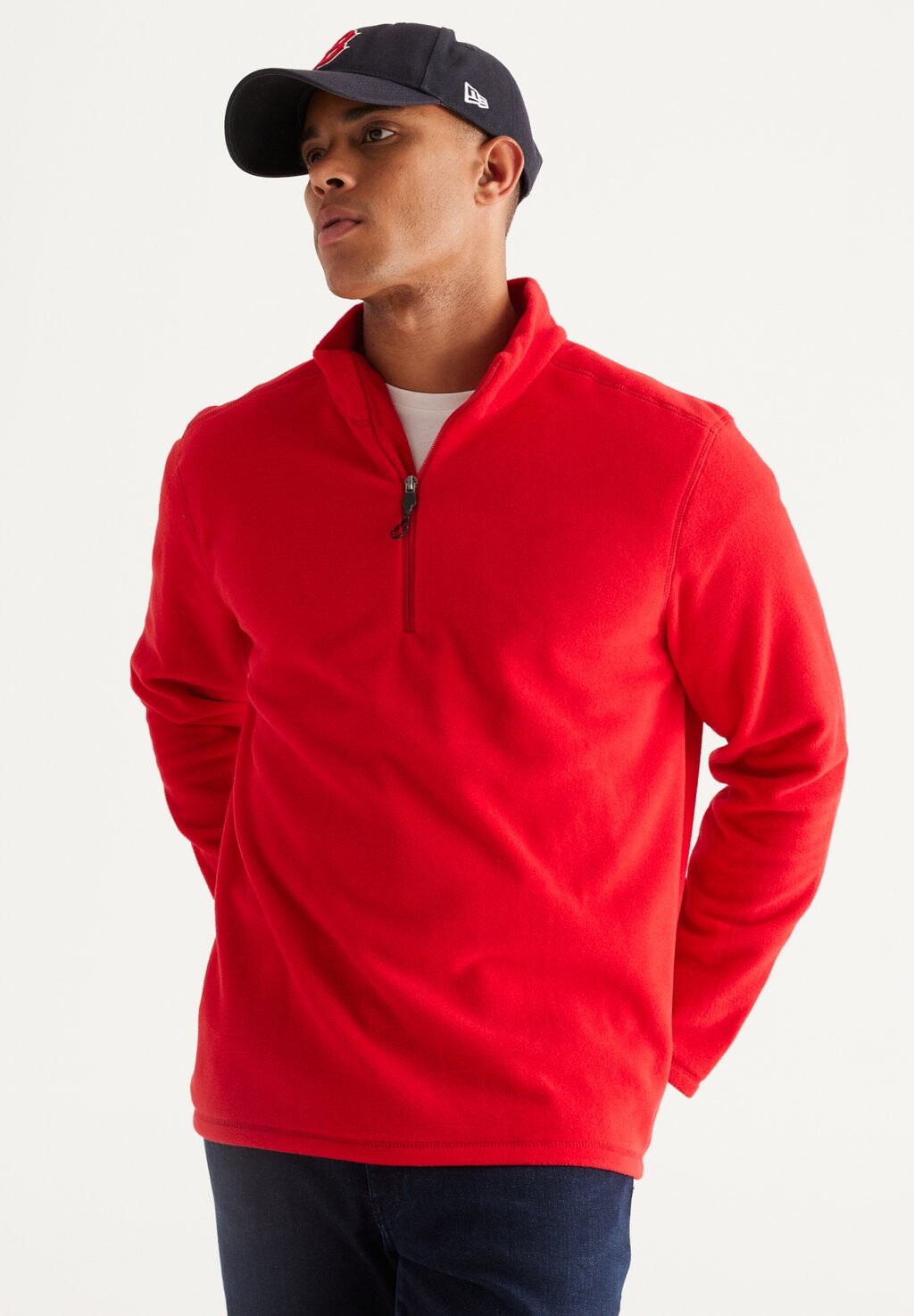 

Флисовый пуловер STANDARD FIT AC&CO / ALTINYILDIZ CLASSICS, цвет Standard Fit Fleece Sweatshirt