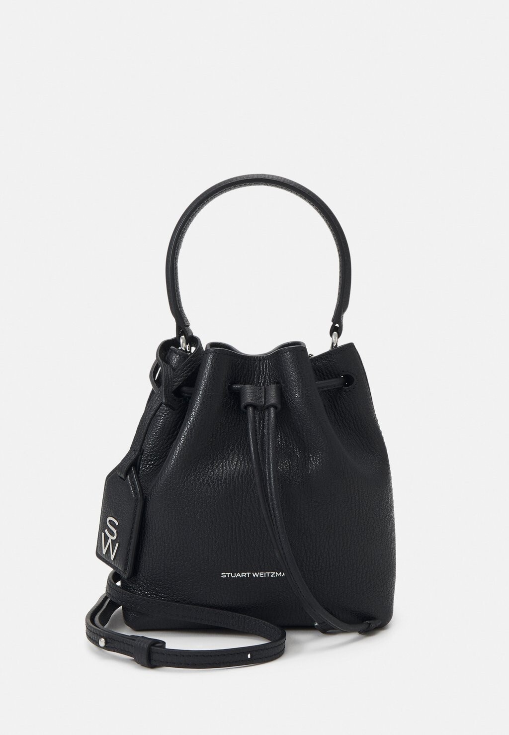 

Сумочка Rae Mini Bucket Bag Stuart Weitzman, черный