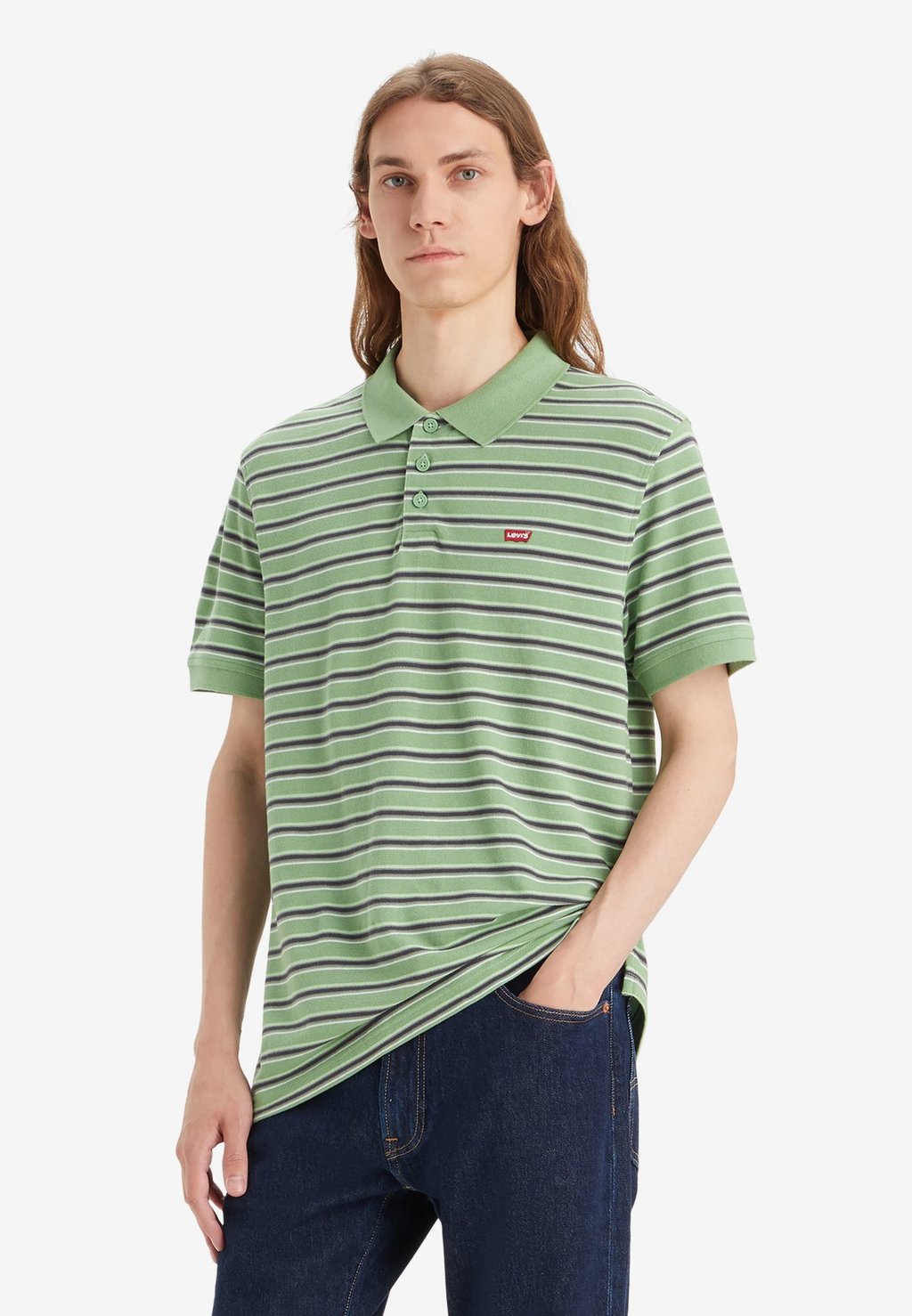 Рубашка-поло Levi's, цвет hopscotch aspen green