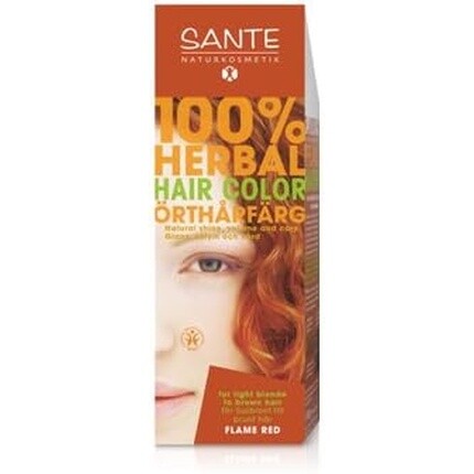 

Naturkosmetik Flame Травяная краска для волос, Sante