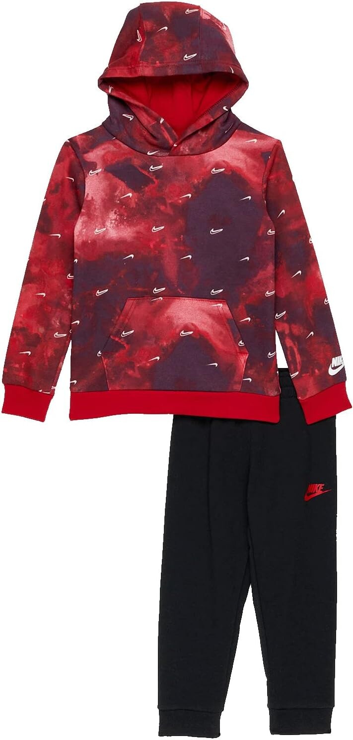 

Детский набор Nike NSW Club Fleece Pullover Set, черный