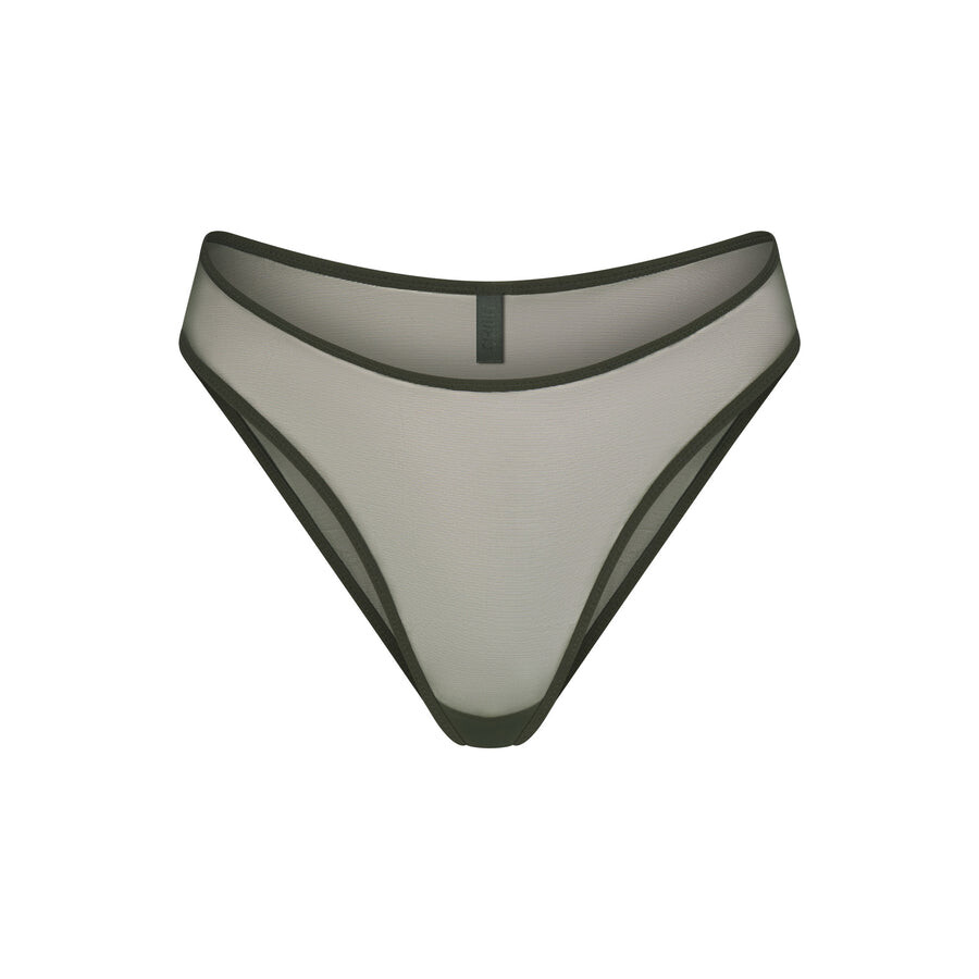 

Бикини SKIMS Ultra Fine Mesh, цвет Forest