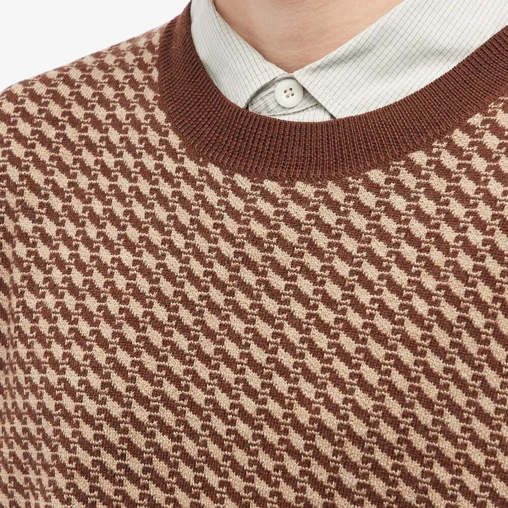 

A.P.C. Жаккардовый трикотаж david crew, коричневый