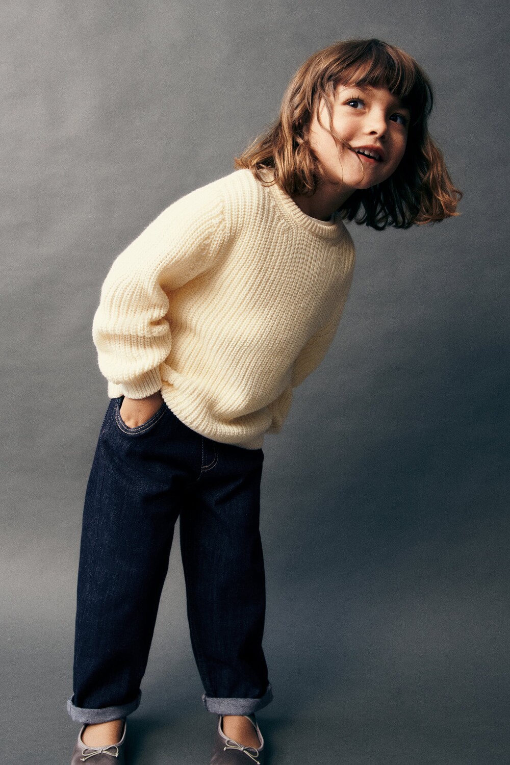 

Джемпер Zara, середина экрю