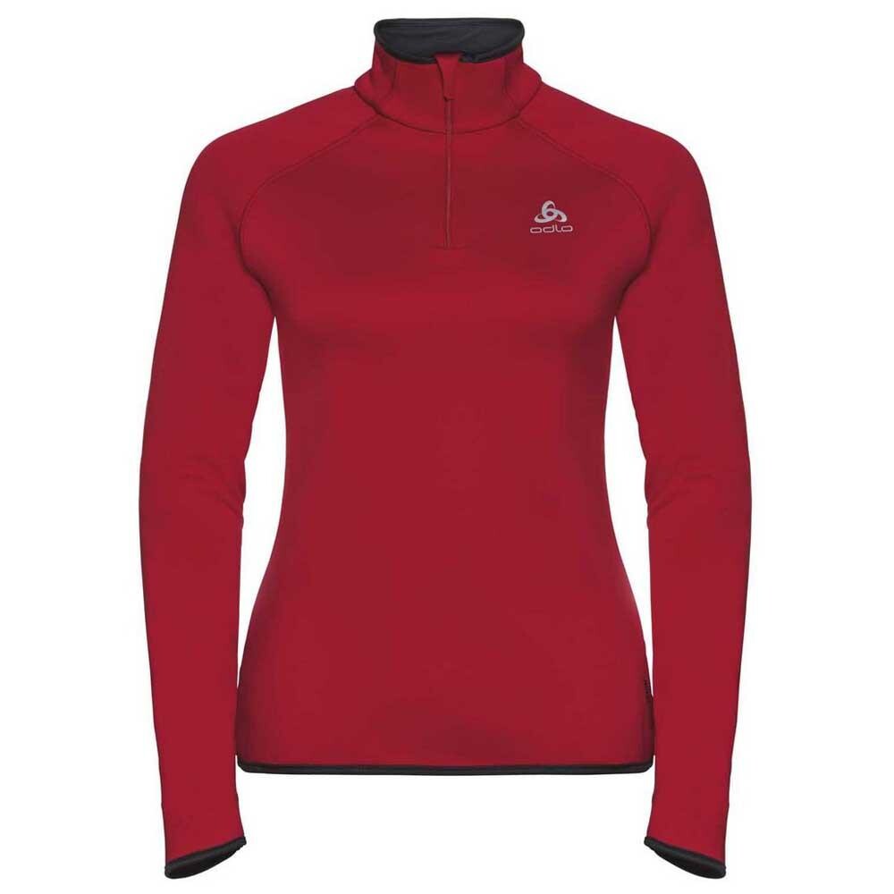 

Базовый слой Odlo 1/2 Zip Carve Warm, красный