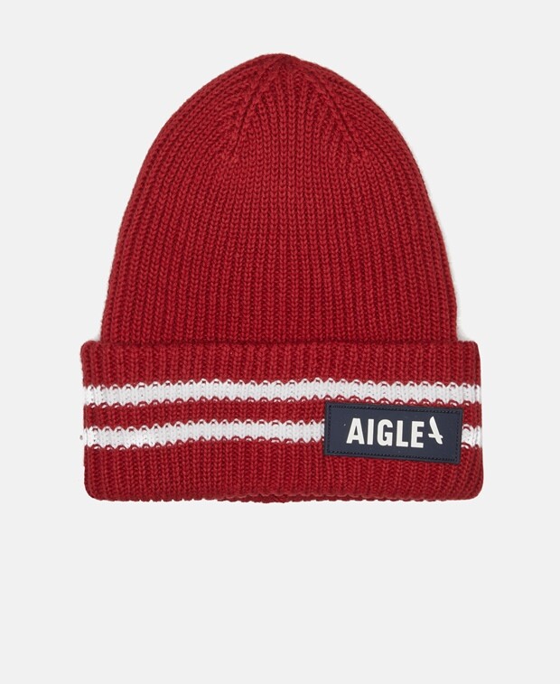 

Вязаная шапка Aigle, красный