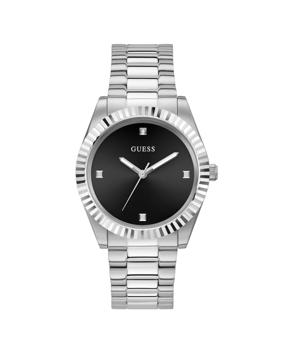 цена Мужские часы Connoisseur GW0542G1 со стальным и серебряным ремешком Guess, серебро