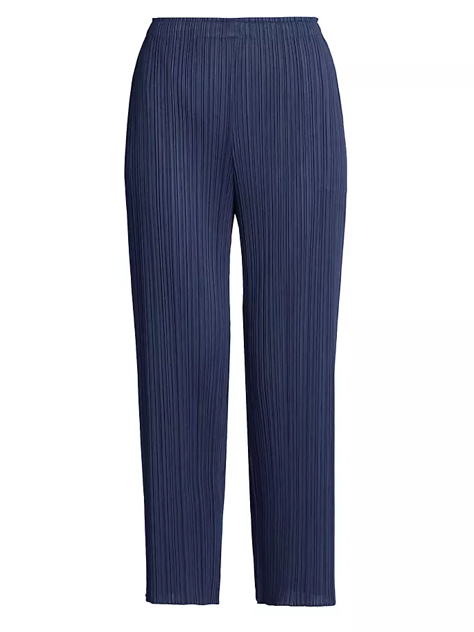 

Эластичные широкие брюки Pleats Please Issey Miyake, синий