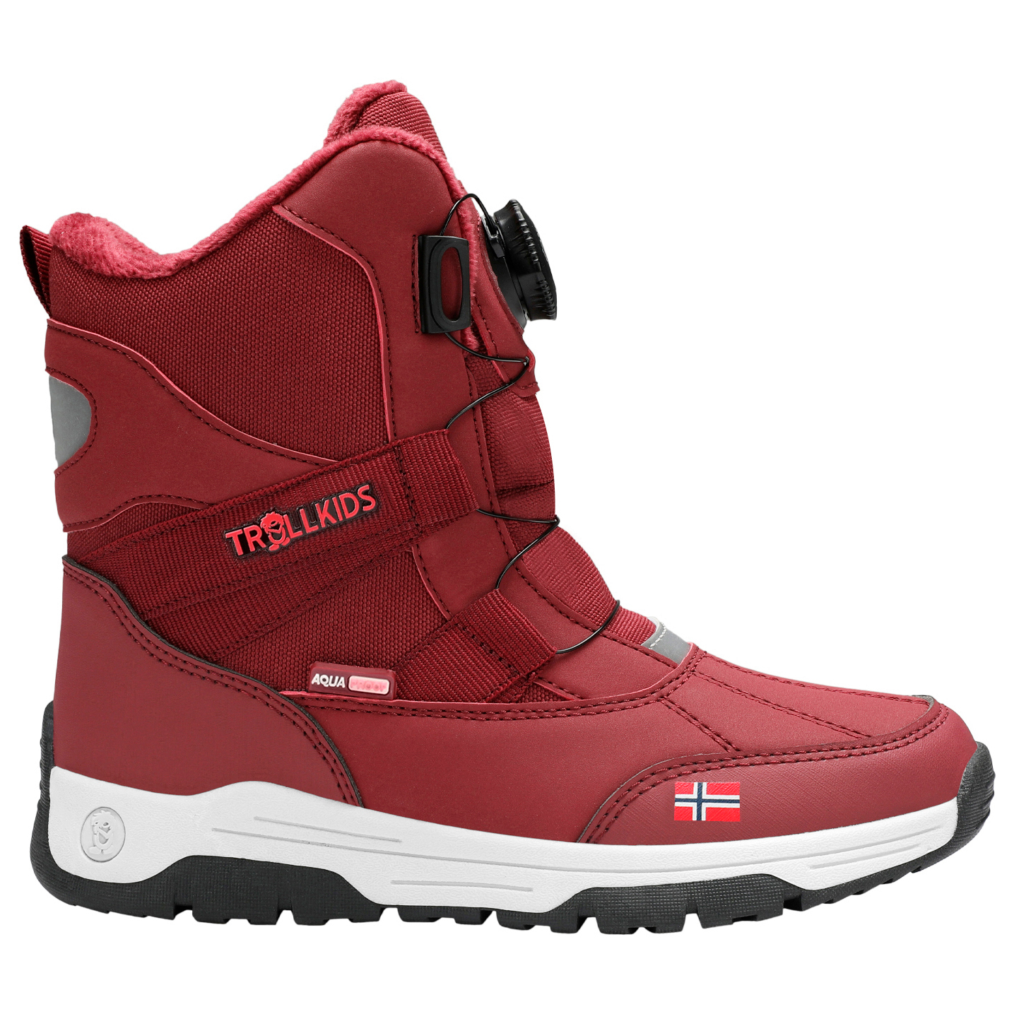 Зимние ботинки Trollkids Kid's Narvik Winter Boots XT, цвет Redwood