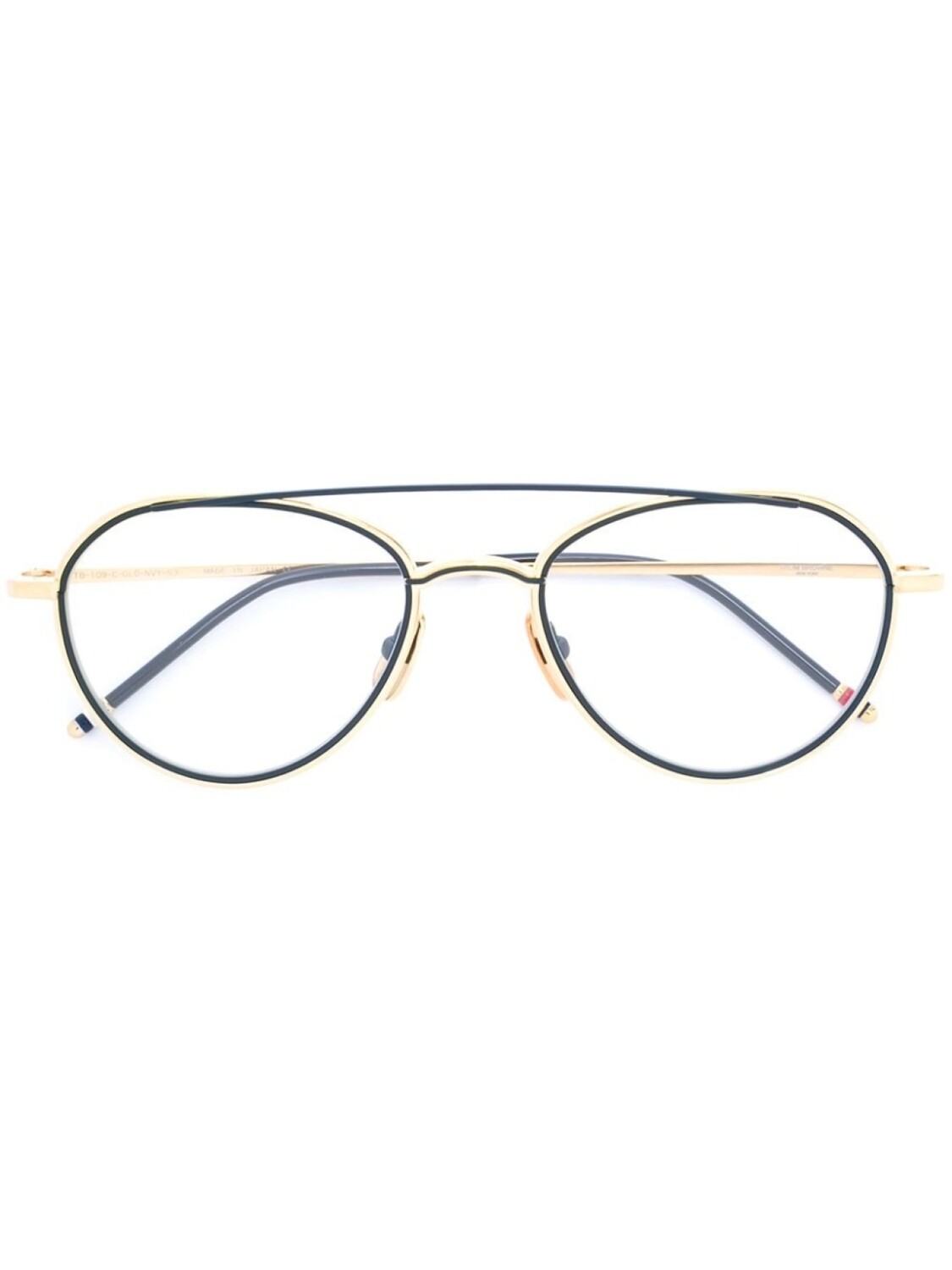 

Thom Browne Eyewear солнцезащитные очки-авиаторы, синий