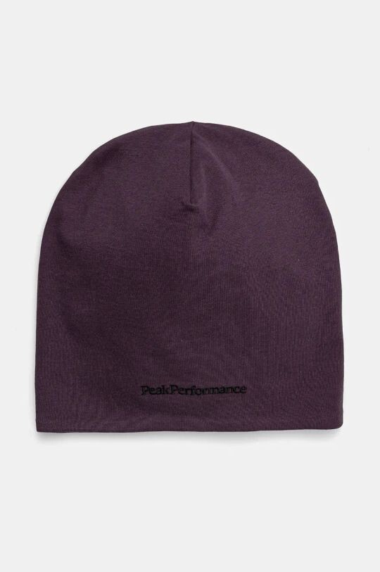 

Хлопковая шапка Peak Performance, фиолетовый