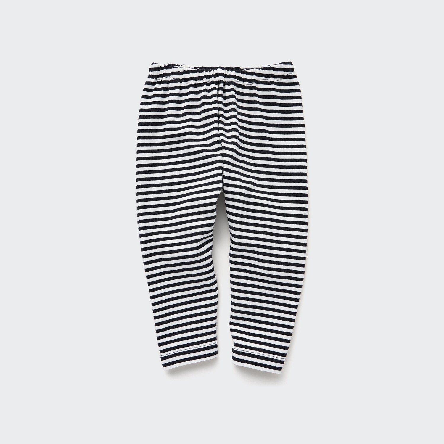

Полосатые леггинсы свободного кроя из эластичного хлопка для малышей Uniqlo, черный