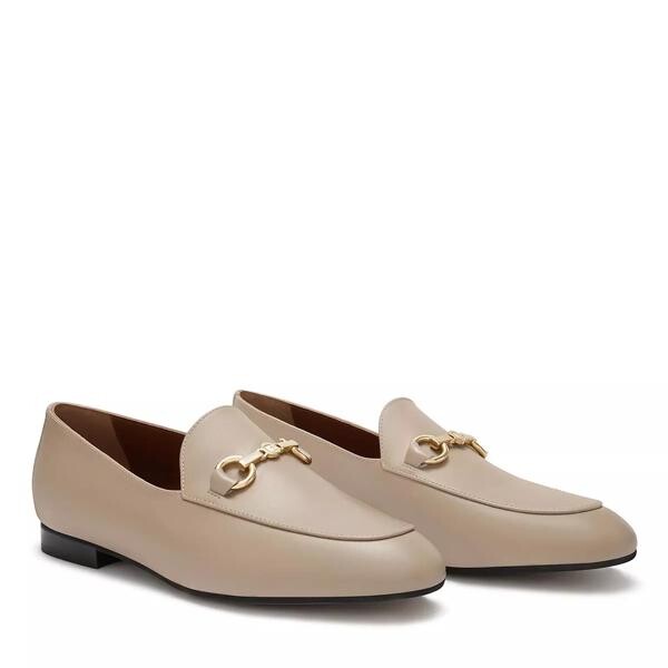 

Лоферы vendôme fleur calfskin leather loafers taupe Isabel Bernard, бежевый