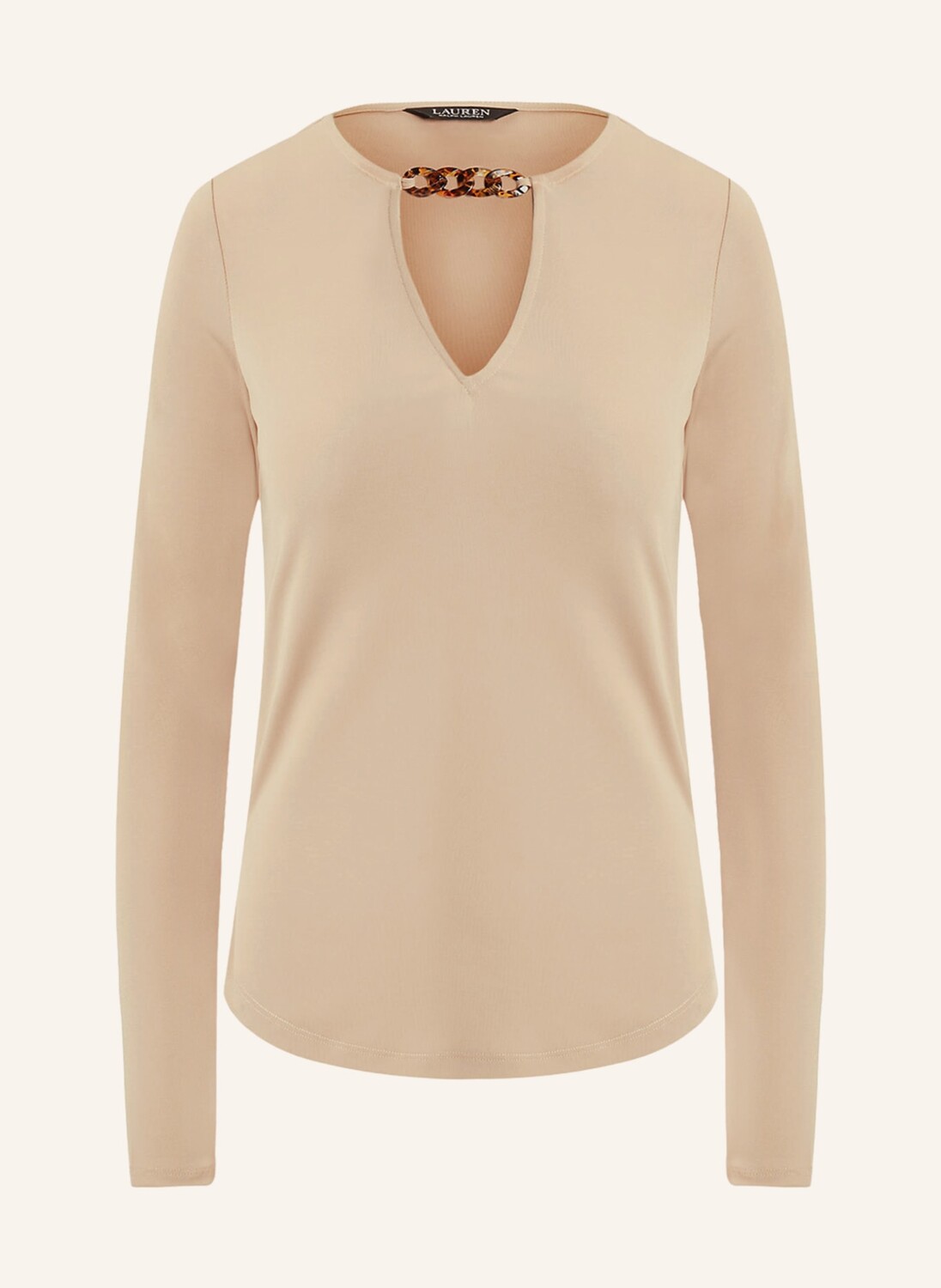 

Лонгслив LAUREN RALPH LAUREN, бежевый