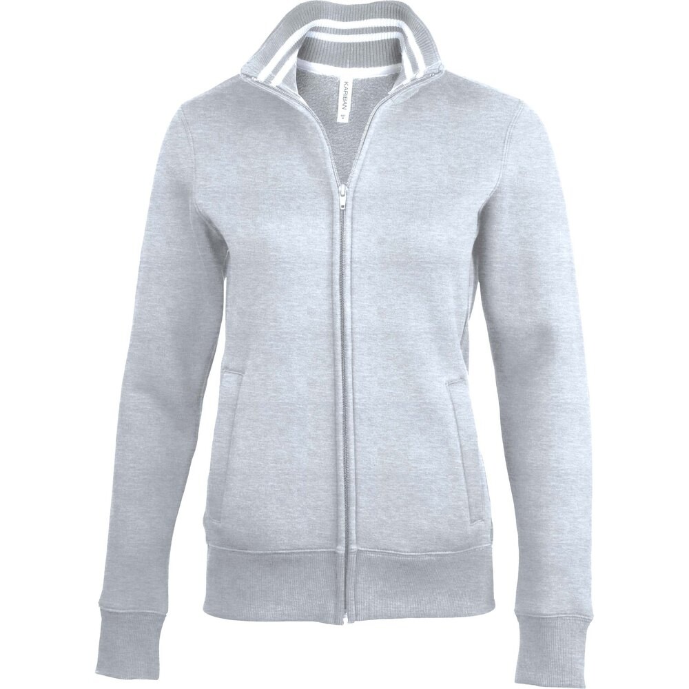 

Куртка Kariban Fitted Molleton Zippée, серый