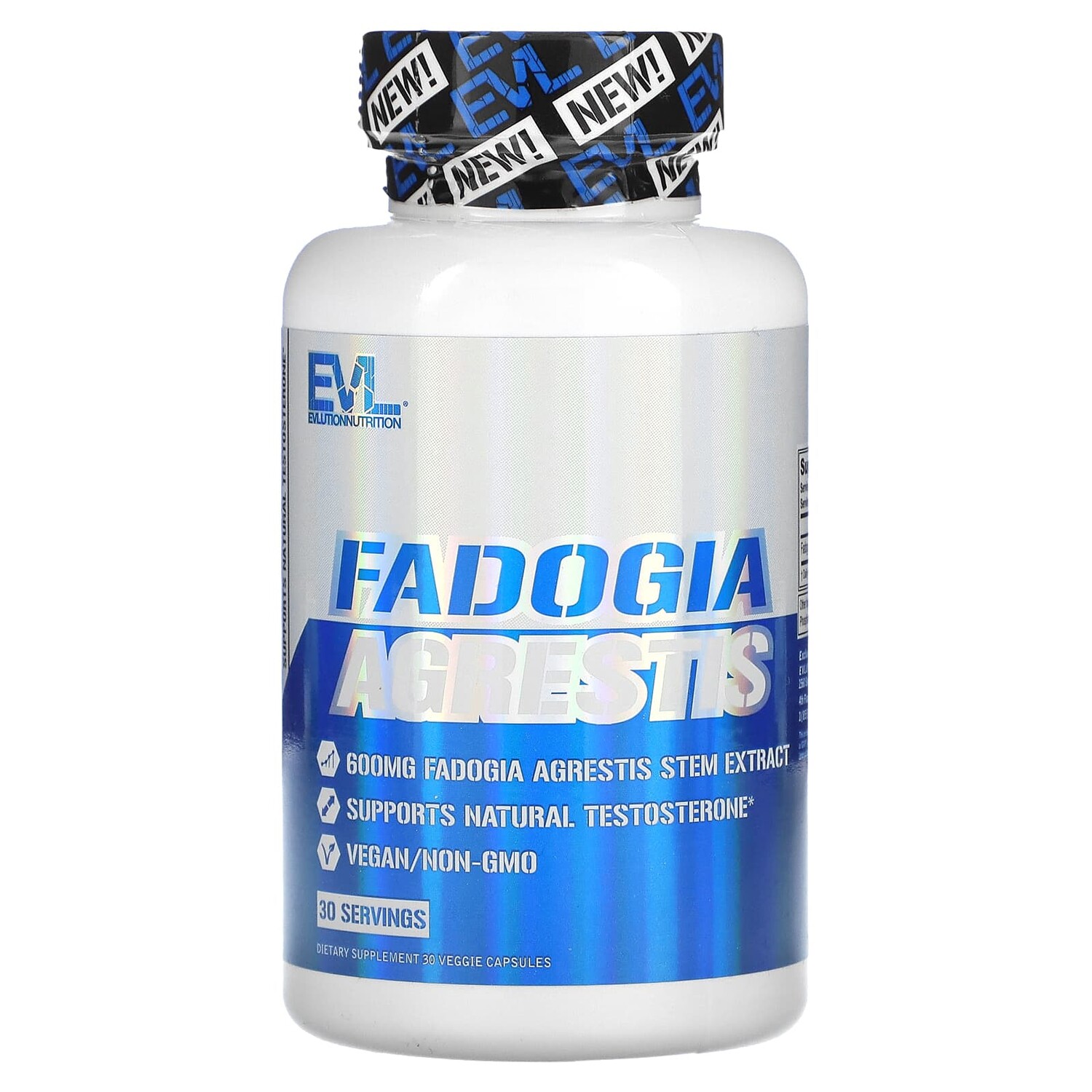 

Fadogia Agrestis, 30 растительных капсул, EVLution Nutrition