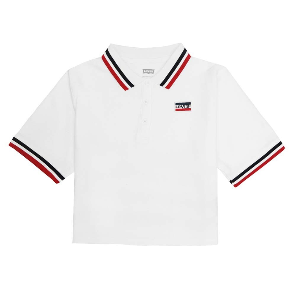 

Поло с коротким рукавом Levi's High Rise, белый