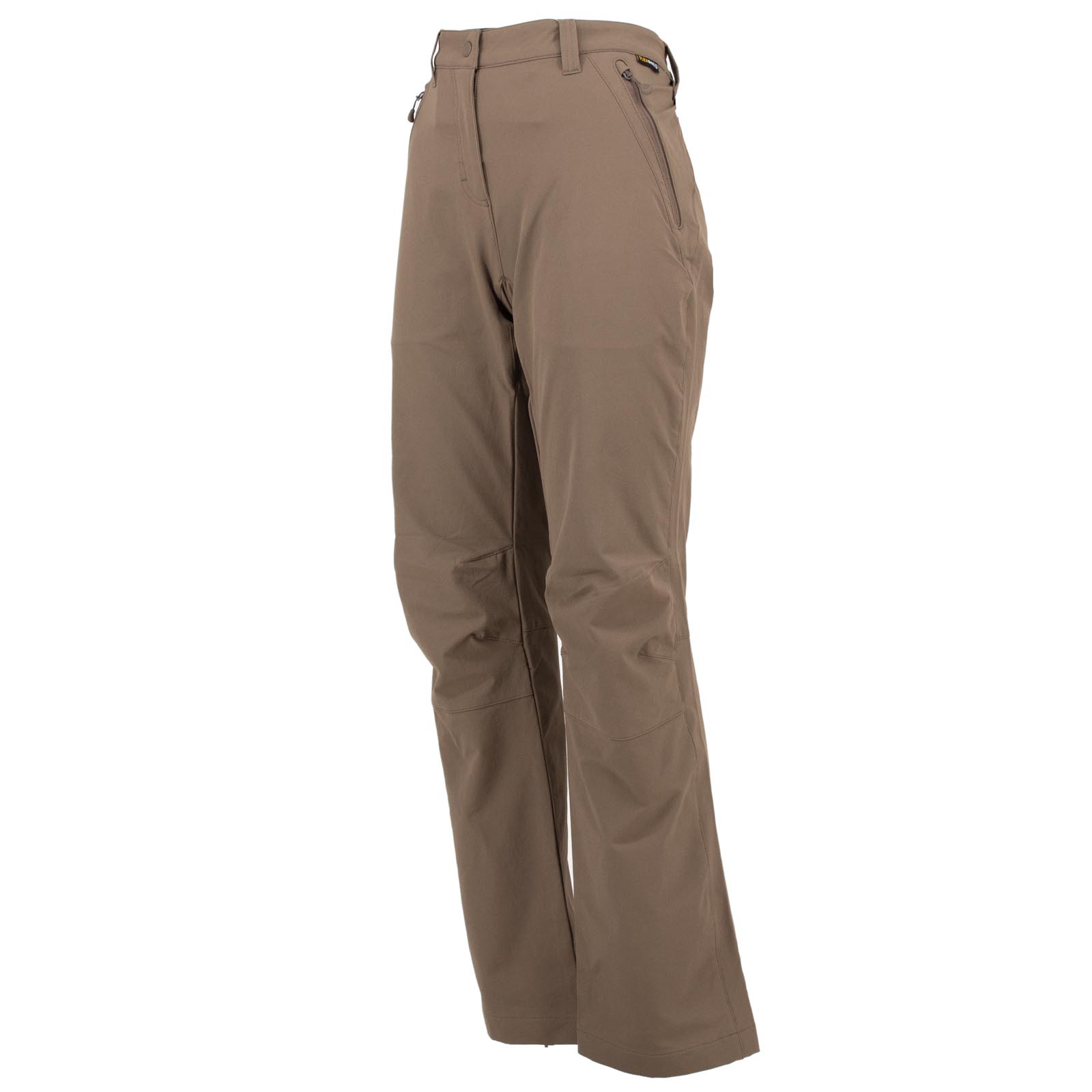 цена Спортивные брюки Jack Wolfskin Essentials Feelgood Softshell Pant, коричневый