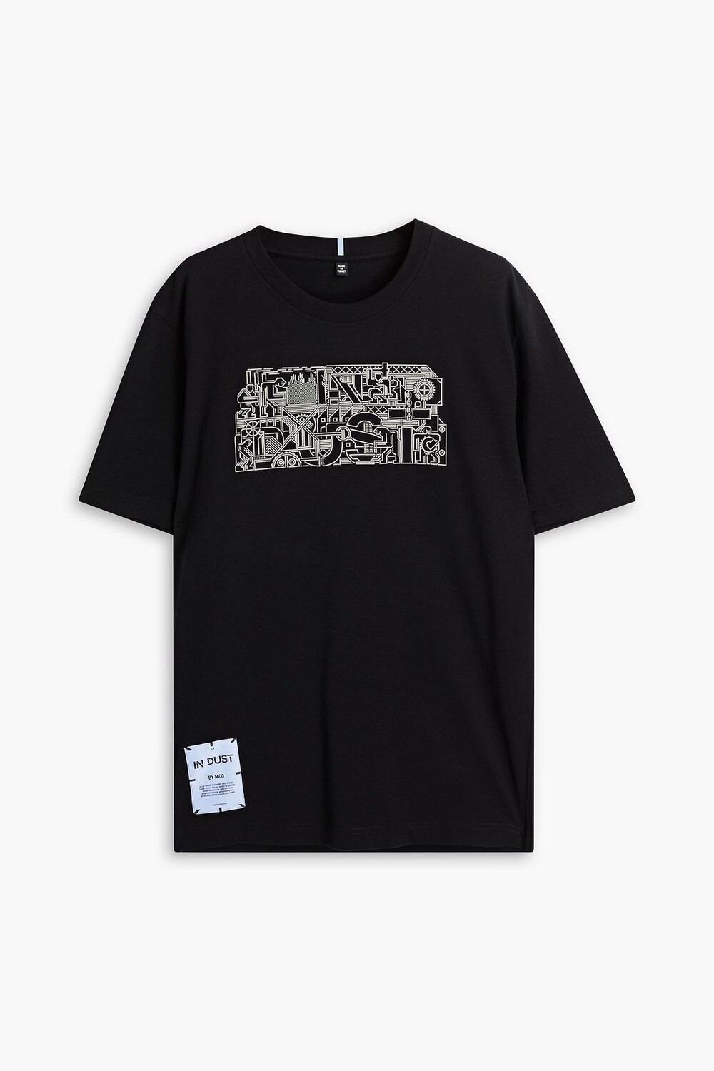 

Футболка из хлопкового джерси с принтом MCQ ALEXANDER MCQUEEN, черный