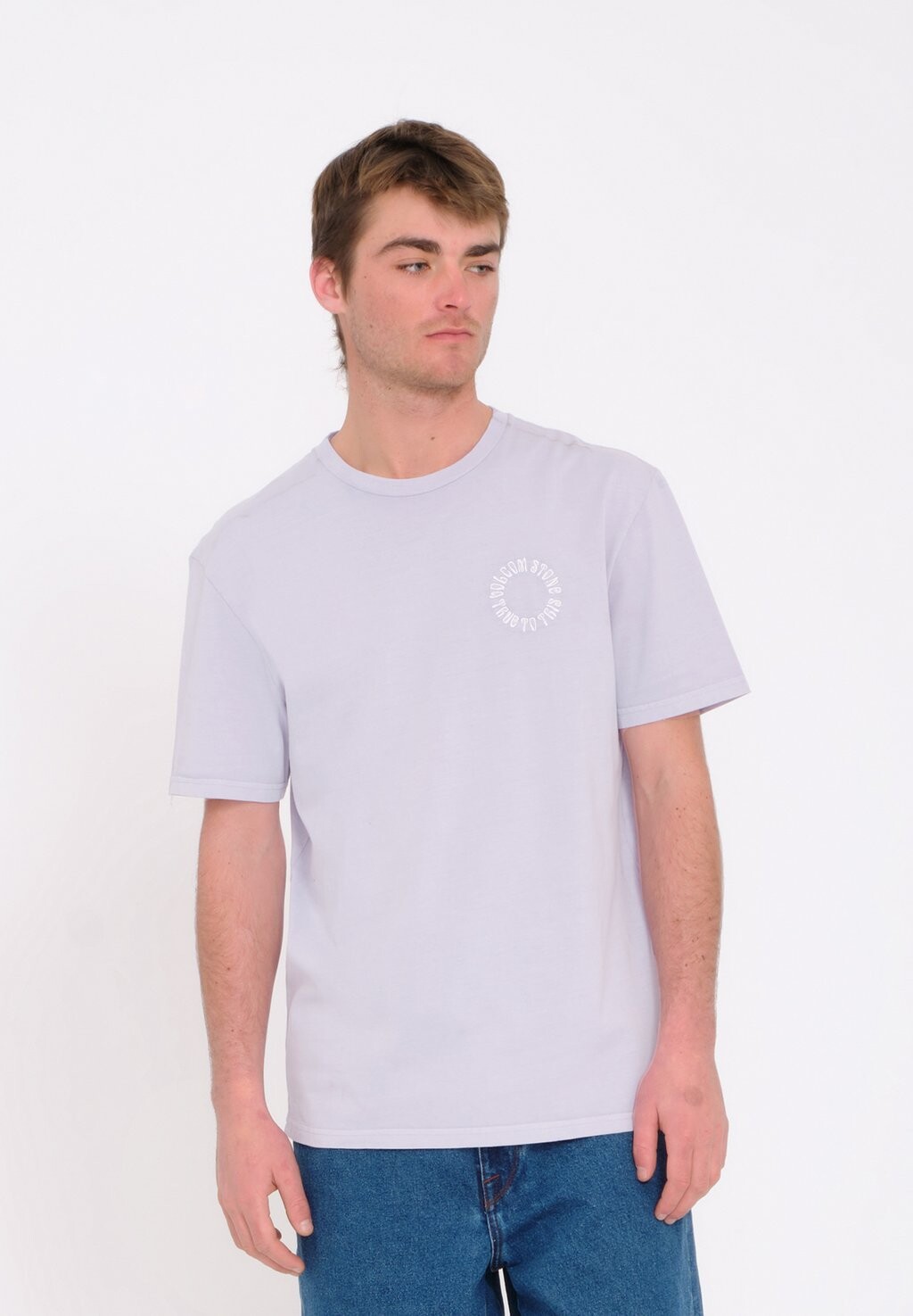 

Футболка с принтом Volcom, фиолетовый