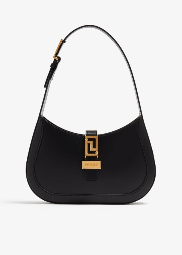 

Сумка Versace Greca Goddess Small Hobo, черный