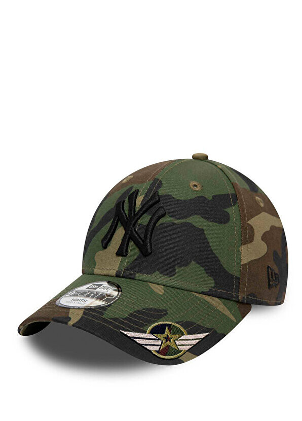 

Зеленая детская шапка унисекс 9forty new york yankees New Era