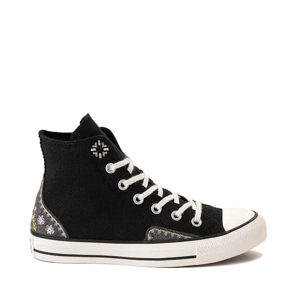 

Женские кроссовки Converse Chuck Taylor All Star Hi Autumn с вышивкой, черный