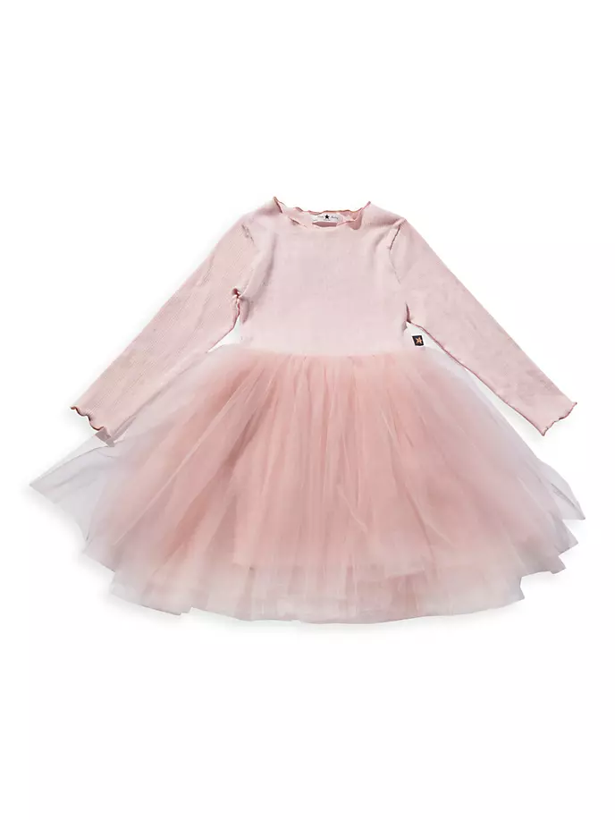 платье fantasy bubble для маленьких девочек haute baby розовый Платье-пачка айлет для маленьких девочек, маленьких девочек и девочек Petite Hailey, розовый