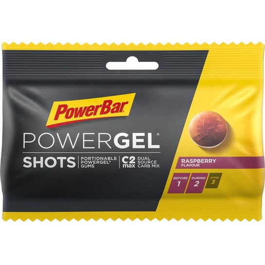 Энергетические желе PowerBar PowerGel Shots, малина - 60 г