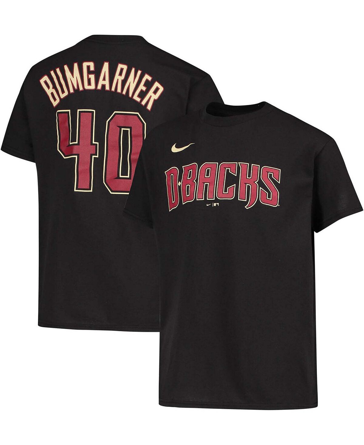 

Черная футболка Big Boys Madison Bumgarner Arizona Diamondbacks с именем и номером игрока Nike