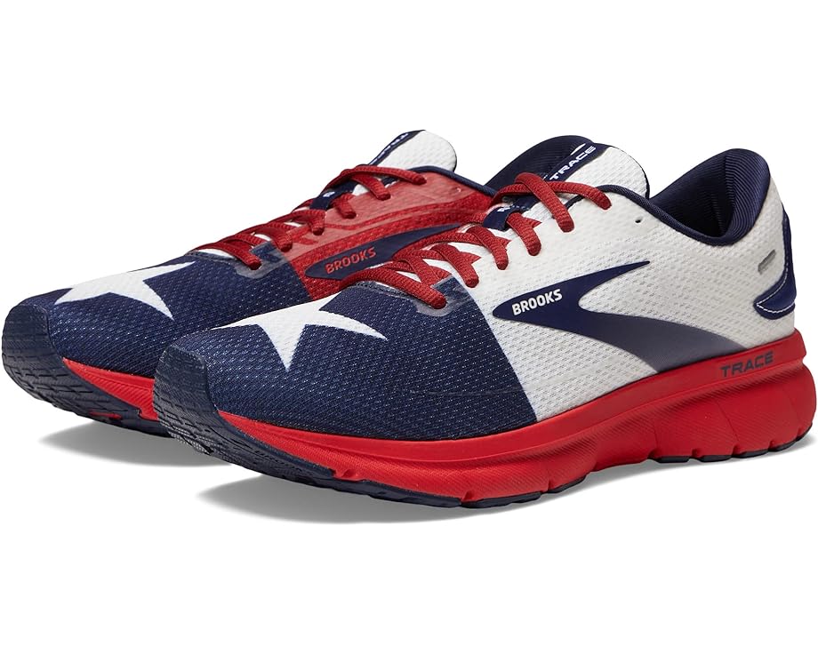 

Кроссовки Brooks Trace 2, цвет Red/White/Navy