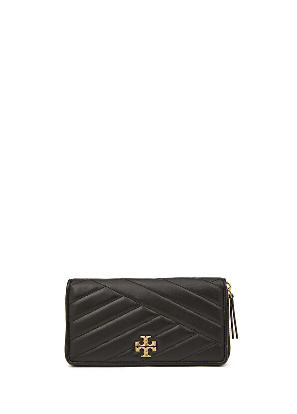 

Женский кожаный кошелек с логотипом Tory Burch, черный