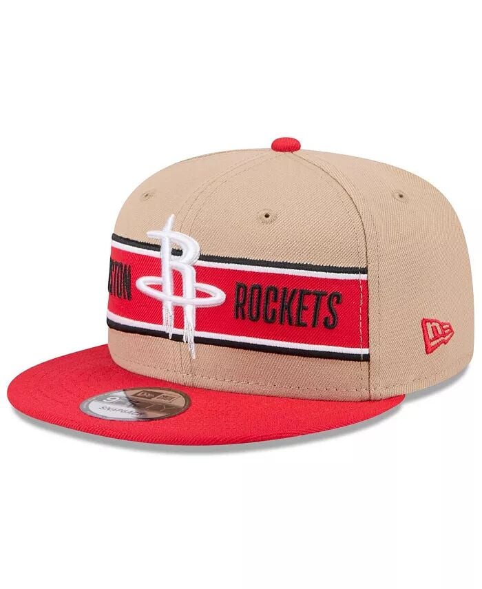 

Мужская коричнево-красная кепка Snapback Houston Rockets NBA Draft 9FIFTY 2024 New Era, красный